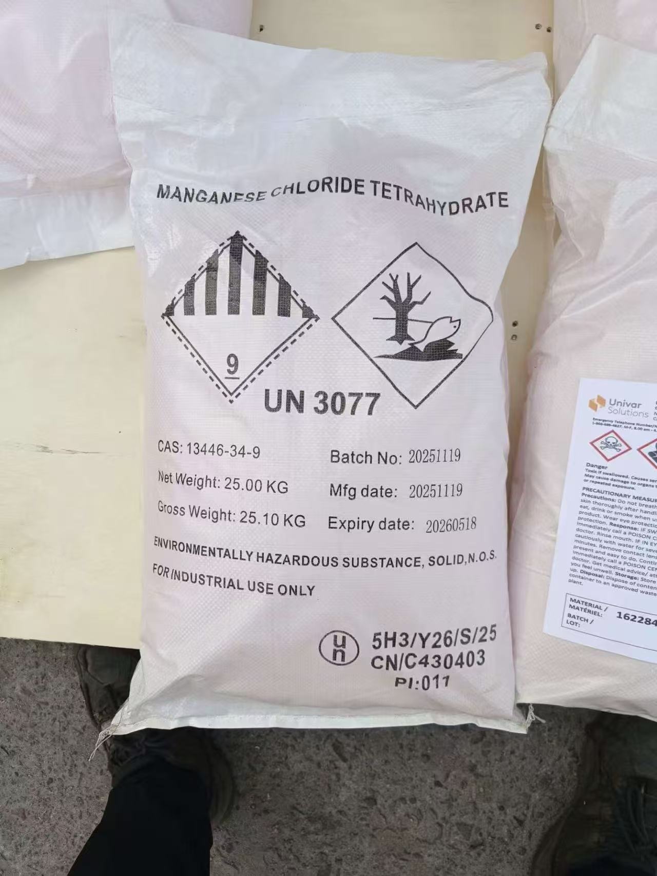 Manganese(Ii) Chloride Tetrahydrate 